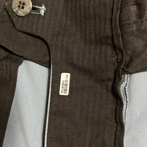 PRADA 2017 teal blue polyester blend one back pocket trousers pants 
S 52 - Picture 10 of 16